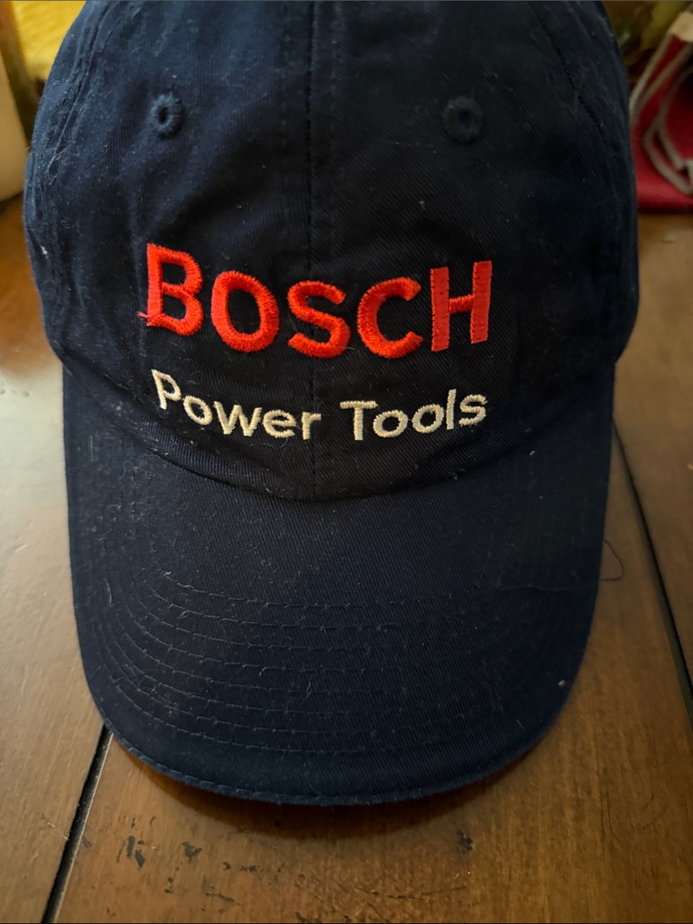 Navy 'Power Tools' Embroidered Baseball Cap